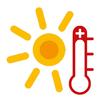thermometer with an extremely high temperature